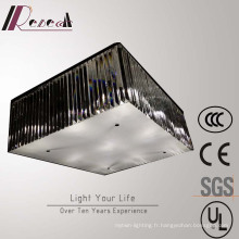Lampe de plafond rectangulaire en cristal de fournisseur chinois de salon